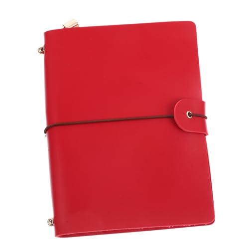 WOONEKY Leder Notizbuch Rot Nachfüllbar Multi Funktions Notizblock Reisetagebuch Tagebuch für Büro Schüler Lehrer Boss WOONEKY Leder Notizbuch Rot Nachfüllbar Multi Funktions Notizblock Reisetagebuch Tagebuch für Büro Schüler Lehrer Boss von WOONEKY