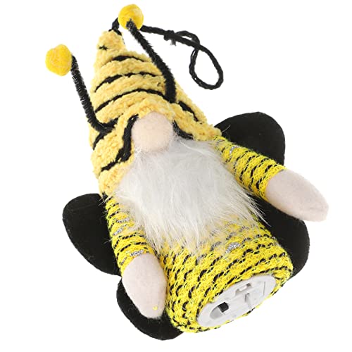 WOONEKY Leuchtender Anhänger Plüsch Zwerg Dekoration für Kinderpartys Festtags Deko Tisch Deko für Bee Festival und Wohnkultur WOONEKY Leuchtender Anhänger Plüsch Zwerg Dekoration für Kinderpartys Festtags Deko Tisch Deko für Bee Festival und Wohnkultur von WOONEKY