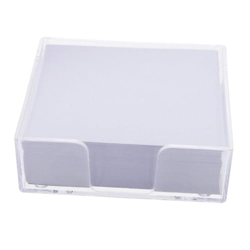 WOONEKY Memo Notizzettel mit Transparentem Box Verpackung Glattes Schreibpapier für Notizen und Erinnerungen Tragbare Blöcke für Büro und Zuhause Organisierte Aufbewahrung WOONEKY Memo Notizzettel mit Transparentem Box Verpackung Glattes Schreibpapier für Notizen und Erinnerungen Tragbare Blöcke für Büro und Zuhause Organisierte Aufbewahrung von WOONEKY