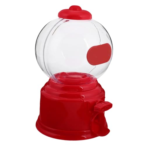 WOONEKY Mini Süßigkeiten Spender für Tragbare Bonbonausgabeautomat Benutzerfreundliche Gumball Maschine für Süßigkeitenpartys und Kindergeburtstage Rote Snackmaschine WOONEKY Mini Süßigkeiten Spender für Tragbare Bonbonausgabeautomat Benutzerfreundliche Gumball Maschine für Süßigkeitenpartys und Kindergeburtstage Rote Snackmaschine von WOONEKY