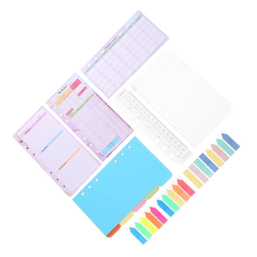 WOONEKY Nachfüllpapier für Ringbuch Einlagen Farbige Monats Wochen und Budgetplaner Liniertes Schreibpapier Kompatibel mit Spiral Notizbüchern für Studium und Büroorganisation Teilig WOONEKY Nachfüllpapier für Ringbuch Einlagen Farbige Monats Wochen und Budgetplaner Liniertes Schreibpapier Kompatibel mit Spiral Notizbüchern für Studium und Büroorganisation Teilig von WOONEKY