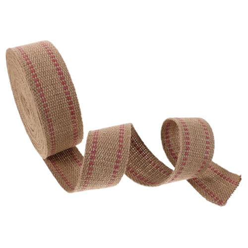 WOONEKY Natürliches Jute Gurtband Breit mit Streifen Strapazierfähig Atmungsaktiv für Polsterung Stuhlreparatur und Handwerksprojekte Robustes Nachhaltiges Bastelband WOONEKY Natürliches Jute Gurtband Breit mit Streifen Strapazierfähig Atmungsaktiv für Polsterung Stuhlreparatur und Handwerksprojekte Robustes Nachhaltiges Bastelband von WOONEKY