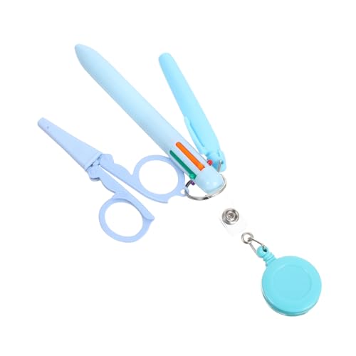 WOONEKY Nurse Pen mit Einziehbarem Badge Clip Klappbaren Scheren Highlighter und Kugelschreiber Flexibler Kompakter Ärzte und Pflegearbeitsplatz Organizer für und Büro WOONEKY Nurse Pen mit Einziehbarem Badge Clip Klappbaren Scheren Highlighter und Kugelschreiber Flexibler Kompakter Ärzte und Pflegearbeitsplatz Organizer für und Büro von WOONEKY