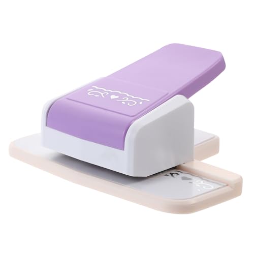 WOONEKY Papierstanzer Motivlocher für Bastelpapier Langlebiger DIY Paper Puncher aus Kunststoff und Einfach zu Bedienen für Scrapbooking Kartenherstellung und Zufällige Zufällige Farbe WOONEKY Papierstanzer Motivlocher für Bastelpapier Langlebiger DIY Paper Puncher aus Kunststoff und Einfach zu Bedienen für Scrapbooking Kartenherstellung und Zufällige Zufällige Farbe von WOONEKY