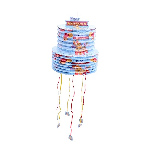 WOONEKY Piñata Minispielzeug Für Kinder -geschenk Luau-party Geschenkbox Badespielzeug Geburtstagsfeier Kleine Vintage-holzschränke Wabenlaternen Meerjungfrau Papier Bankett Süssigkeit von WOONEKY