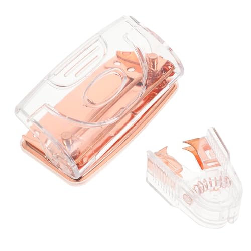 WOONEKY Roségold Büro Locher und Heftklammerentferner Tragbarer Papierlocher mit Transparentem Design für Präzises Stanzen Stilvolles Multifunktionales Zubehör für Schreibtisch und Schule WOONEKY Roségold Büro Locher und Heftklammerentferner Tragbarer Papierlocher mit Transparentem Design für Präzises Stanzen Stilvolles Multifunktionales Zubehör für Schreibtisch und Schule von WOONEKY