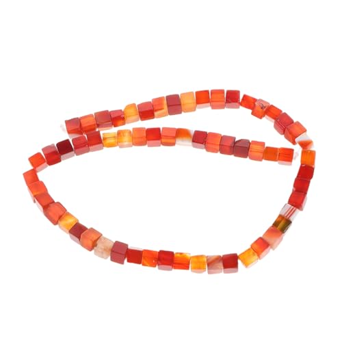 WOONEKY Rote Würfel Abstandshalter Perlen Lose Edelstein Schmuckherstellung Halbgefertigte DIY Bastelperlen für Armbänder Halsketten Kreative Schmuckprojekte WOONEKY Rote Würfel Abstandshalter Perlen Lose Edelstein Schmuckherstellung Halbgefertigte DIY Bastelperlen für Armbänder Halsketten Kreative Schmuckprojekte von WOONEKY