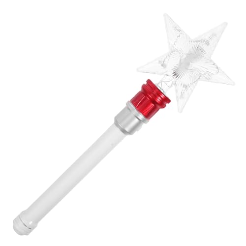 WOONEKY Rotierender Leuchtstern Zauberstab für LED Sternstab mit Elegantem Design Leicht und Tragbar für Party Festival Konzert Geeignet als Prinzessin und Feenstab von WOONEKY
