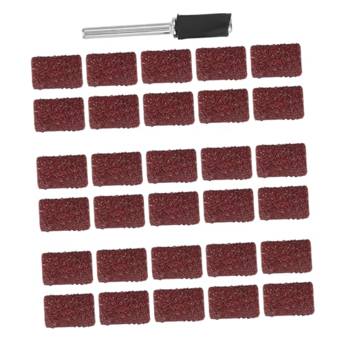 WOONEKY Sandpapier Sandpapier Bänder Schleifdrum Sleeves mit Schleifstangen für Rotary Tools Zubehör für Metallbearbeitung von WOONEKY