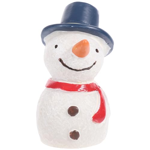WOONEKY Schneemann Puppe, Harzfiguren, Dekoratives Miniaturmodell, Tischdekoration, Mini Harzornament, Mini Harzgeschenke, Cartoon Ornamente, Harzhandwerk, Minifiguren, Harzhandwerk WOONEKY Schneemann Puppe, Harzfiguren, Dekoratives Miniaturmodell, Tischdekoration, Mini Harzornament, Mini Harzgeschenke, Cartoon Ornamente, Harzhandwerk, Minifiguren, Harzhandwerk von WOONEKY