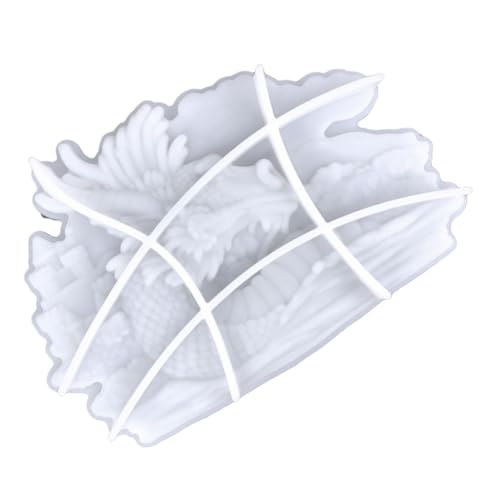 WOONEKY Silikonform Drache Kopf Gießform für Epoxidharz Flexible Silikonform für DIY Wanddeko für Kreative Bastelprojekte und WOONEKY Silikonform Drache Kopf Gießform für Epoxidharz Flexible Silikonform für DIY Wanddeko für Kreative Bastelprojekte und von WOONEKY