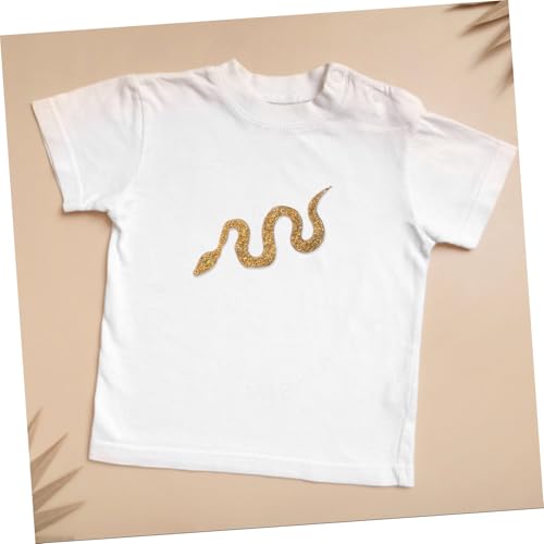 WOONEKY Snake Patches zum Aufbügeln Goldfarbene Strasssteine Flexible Applikation für Kleidung und DIY Leichte Kompakte Nähornamente Einfaches Anbringen für Jacken Hüte Taschen WOONEKY Snake Patches zum Aufbügeln Goldfarbene Strasssteine Flexible Applikation für Kleidung und DIY Leichte Kompakte Nähornamente Einfaches Anbringen für Jacken Hüte Taschen von WOONEKY