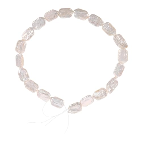 WOONEKY Strang Barock Perlen Süßwasser Perlen Lose für Schmuckherstellung Hautfreundlich Leicht und Elegant für Ohrringe Armbänder Halsketten WOONEKY Strang Barock Perlen Süßwasser Perlen Lose für Schmuckherstellung Hautfreundlich Leicht und Elegant für Ohrringe Armbänder Halsketten von WOONEKY