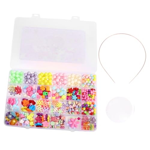 WOONEKY Teiliger DIY Perlen Spielset für Bunte Kunststoffperlen Pädagogisches Bastelset zur Kreativität und Logisches Sicher und Geruchlos für Mädchen Geburtstagsgeschenke von WOONEKY