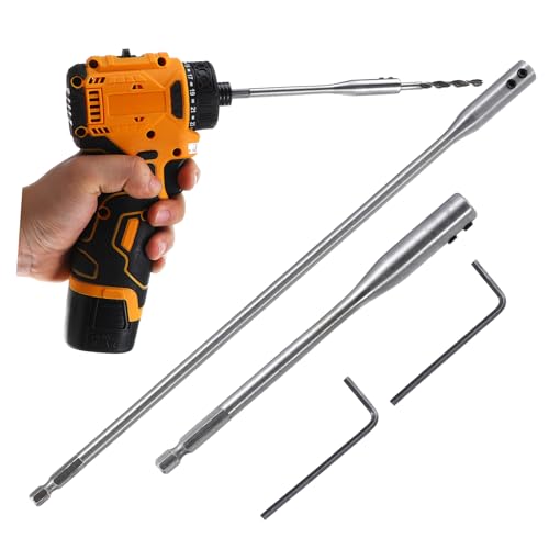 WOONEKY Teiliges Bohrer Verlängerungsset aus Hochkohlenstoffreichem Stahl Robust und Rostbeständig Geeignet für Holz Spatenbohrer für Schwer Zugängliche Stellen und Präzises Arbeiten WOONEKY Teiliges Bohrer Verlängerungsset aus Hochkohlenstoffreichem Stahl Robust und Rostbeständig Geeignet für Holz Spatenbohrer für Schwer Zugängliche Stellen und Präzises Arbeiten von WOONEKY