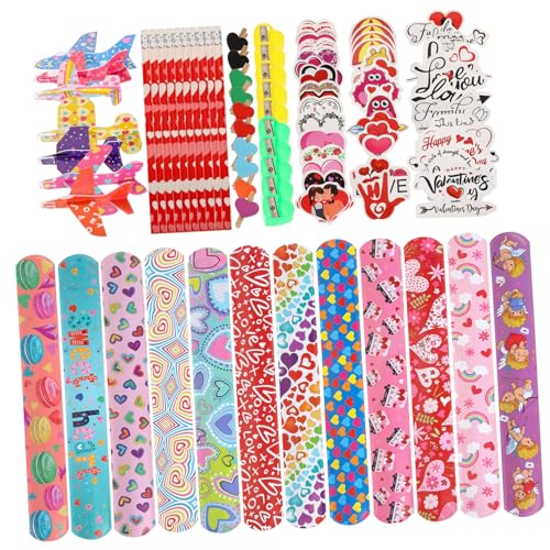 WOONEKY Valentinstag Briefpapier Set Kinder Klassenzimmer Austausch Spielzeug Party Favors Spielzeug von WOONEKY