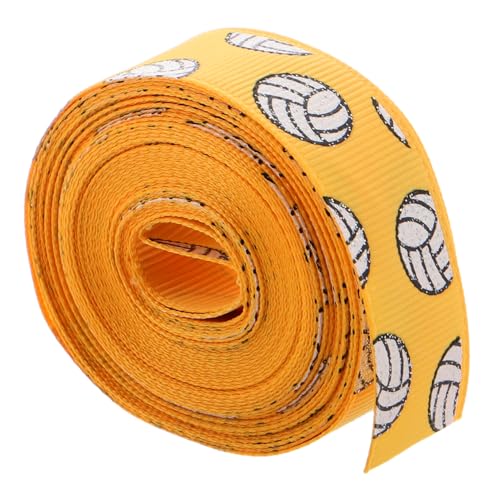 WOONEKY Volleyball Grosgrain Ribbon für Diy Dekorationen mit Volleyball zum Basteln von Geschenken und Wreaths Hochwertiges Polyesterband für Sportliche Anlässe WOONEKY Volleyball Grosgrain Ribbon für Diy Dekorationen mit Volleyball zum Basteln von Geschenken und Wreaths Hochwertiges Polyesterband für Sportliche Anlässe von WOONEKY