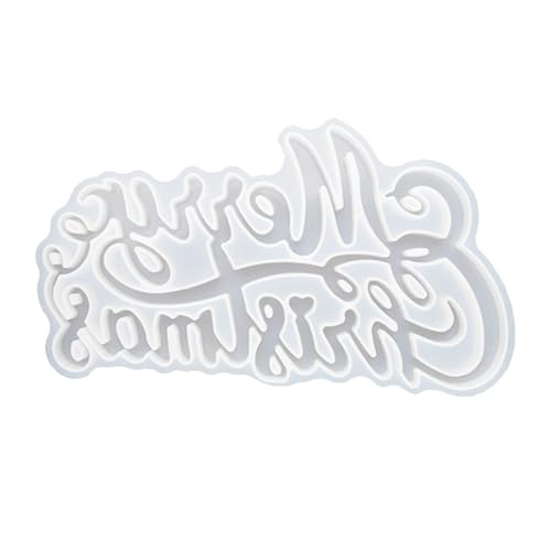 WOONEKY Weihnachtsbuchstaben Silikonform DIY Mold für Epoxidharz Basteln Sicher und Praktisch für Kreative Weihnachtsdekorationen WOONEKY Weihnachtsbuchstaben Silikonform DIY Mold für Epoxidharz Basteln Sicher und Praktisch für Kreative Weihnachtsdekorationen von WOONEKY