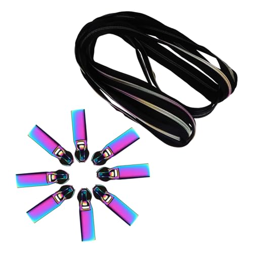 WOONEKY Yards Nylon Coil Zipper Tape mit Schwarzen Zipper Pulls DIY Ersatzset für Kleidung Taschen und Aufbewahrung Langlebig Installieren Vielseitig Einsetzbar WOONEKY Yards Nylon Coil Zipper Tape mit Schwarzen Zipper Pulls DIY Ersatzset für Kleidung Taschen und Aufbewahrung Langlebig Installieren Vielseitig Einsetzbar von WOONEKY