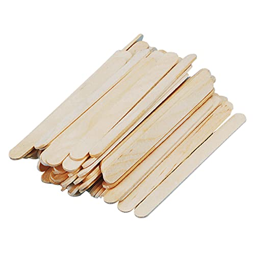 Bastelhölzer, Holzstäbchen verschiedene Größen und Farben, Eis-Stiel Form, stabiles Bastelholz für Miniaturen, zum Basteln mit Kindern und für Eis, Cheesecake und mehr (Natur, 11x1.1 cm - 72 Stück) Bastelhölzer, Holzstäbchen verschiedene Größen und Farben, Eis-Stiel Form, stabiles Bastelholz für Miniaturen, zum Basteln mit Kindern und für Eis, Cheesecake und mehr (Natur, 11x1.1 cm - 72 Stück) von WOOOOZY