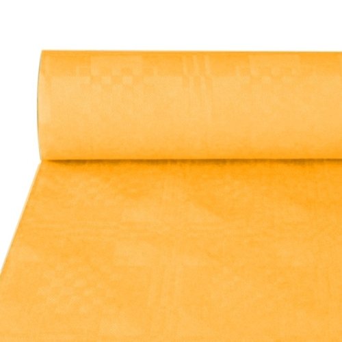 Tischdecke orange, Damastprägung, 50x1m Tischdecke orange, Damastprägung, 50x1m von PAPSTAR