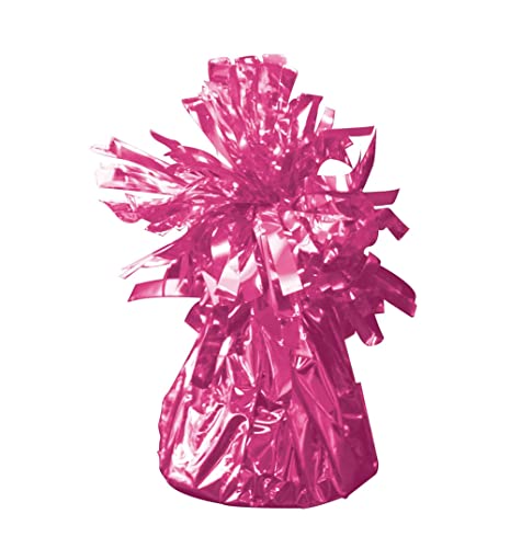 WOOOOZY Ballongewicht Folienfransen für Heliumballons/Folienballons, Magenta von PAPSTAR
