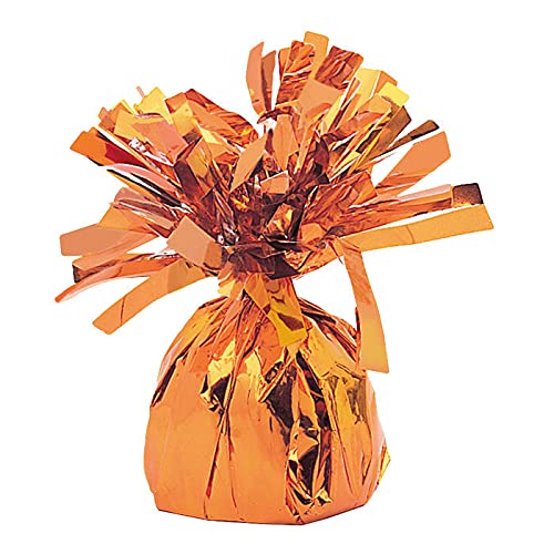 WOOOOZY NEU Gewicht für Heliumballon / Folienballon mit Folienfransen, Gewicht: ca. 175 g, Farbe: Orange von PAPSTAR