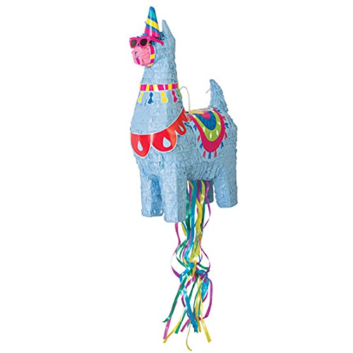 WOOOOZY NEU Pinata Lama, für Kinder-Geburtstag & Party, Ideal zum Befüllen mit Süßigkeiten und Geschenken von PAPSTAR