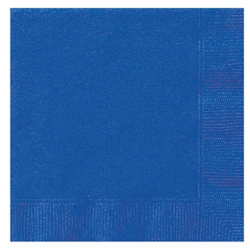 WOOOOZY NEU Servietten, Premiumqualität, Größe ca. 33 x 33 cm, 20 Stück, Farbe: Königsblau von PAPSTAR