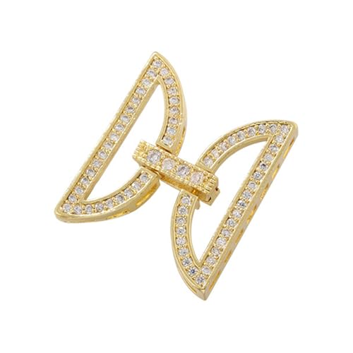 Detaillierte Schmuckverschlüsse mit Zirkonia, modische Handarbeit, mit gepflastertem Zirkon für Schmuck Detaillierte Schmuckverschlüsse mit Zirkonia, modische Handarbeit, mit gepflastertem Zirkon für Schmuck von WOOSEO