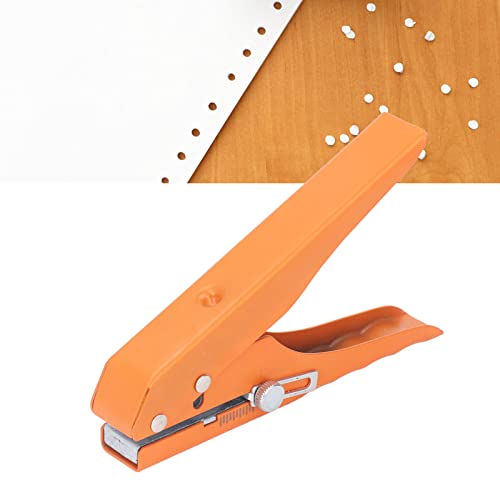 Locher, 10 Mm/0, 39 Zoll Einzellocher, Abgestuftes Design, Verstellbar, Papierstanzer Tragbar, Handgehalten, Arbeitssparendes Design Ist Einfach und Schnell für Kantenanleimung, Bankkarten, PVC Locher, 10 Mm/0, 39 Zoll Einzellocher, Abgestuftes Design, Verstellbar, Papierstanzer Tragbar, Handgehalten, Arbeitssparendes Design Ist Einfach und Schnell für Kantenanleimung, Bankkarten, PVC von WOOXGEHM