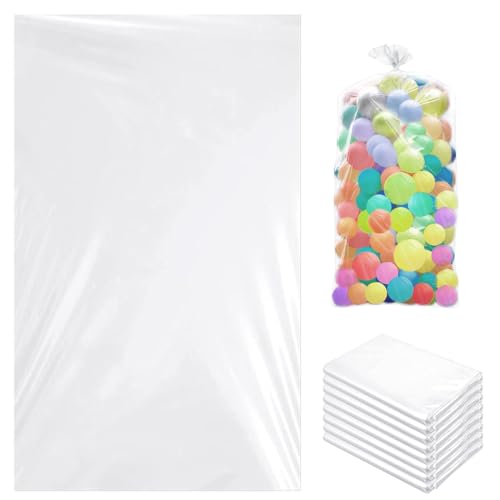 WOPPLXY 8 Stück 98,4 x 59 Zoll große Ballontüten für Transport, transparente Ballon-Tüte, Kunststoff-Ballontasche, große Ballon-Tragetasche für Hochzeit, Geburtstag, Partyzubehör WOPPLXY 8 Stück 98,4 x 59 Zoll große Ballontüten für Transport, transparente Ballon-Tüte, Kunststoff-Ballontasche, große Ballon-Tragetasche für Hochzeit, Geburtstag, Partyzubehör von WOPPLXY