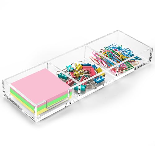 WORHE Haftnotizhalter3-in-1, transparenter, selbstklebender aus Acryl, Schreibtisch-Organizer für Schule, Büro und Zuhause, Post-Pop-Notizspender für 3 x 3 Zoll große Notizblöcke BQ211 WORHE Haftnotizhalter3-in-1, transparenter, selbstklebender aus Acryl, Schreibtisch-Organizer für Schule, Büro und Zuhause, Post-Pop-Notizspender für 3 x 3 Zoll große Notizblöcke BQ211 von WORHE