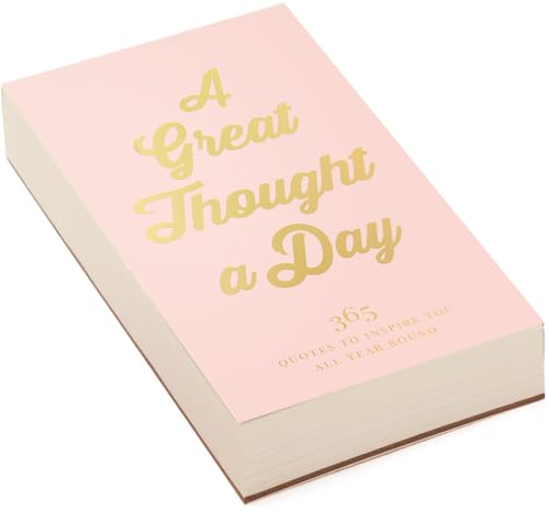 Eccolo Notizblock mit inspirierenden Zitaten, dicker Notizblock, "A Thought a Day", mit 365 inspirierenden Zitaten für Notizen, Memos – A Year of Positive Thinking, To-Do-Liste, Notizblock (Rosa, 11,4 Eccolo Notizblock mit inspirierenden Zitaten, dicker Notizblock, "A Thought a Day", mit 365 inspirierenden Zitaten für Notizen, Memos – A Year of Positive Thinking, To-Do-Liste, Notizblock (Rosa, 11,4 von WORLD TRAVELER