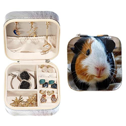 WOSHJIUK Schmuckschatulle Tragbare Reiseschmuckschatulle,Meerschweinchen schön,Leder-Schmuckkästchen, kleiner Schmuck-Organizer WOSHJIUK Schmuckschatulle Tragbare Reiseschmuckschatulle,Meerschweinchen schön,Leder-Schmuckkästchen, kleiner Schmuck-Organizer von WOSHJIUK