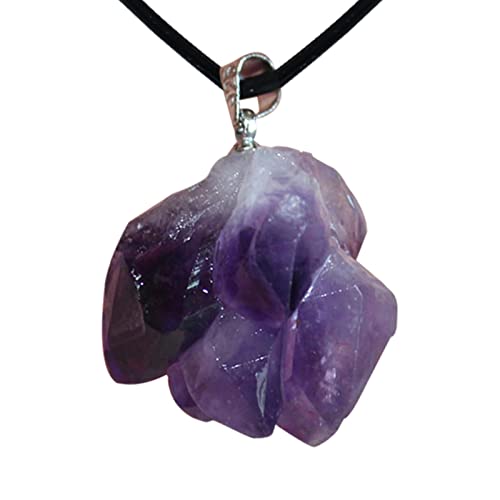 WOTEG Quarzkristall-Anhänger,Natürliche Kristallanhänger - Verpackung von unregelmäßigen rohen Kristallpunkten, lose Polierschnitt-Edelsteine für die Heilung von Reiki-Schmuck, der Steindekoration WOTEG Quarzkristall-Anhänger,Natürliche Kristallanhänger - Verpackung von unregelmäßigen rohen Kristallpunkten, lose Polierschnitt-Edelsteine für die Heilung von Reiki-Schmuck, der Steindekoration von WOTEG