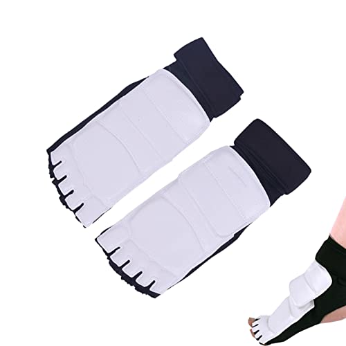 WOTEG Taekwondo-Schutz, Magic Tape Taekwondo-Füße, Schutz, atmungsaktiv, Knöchelbandage, Stützkissen, Fußschutz für MMA Kampfsport, Sparring, Kung-Fu, Kickboxen WOTEG Taekwondo-Schutz, Magic Tape Taekwondo-Füße, Schutz, atmungsaktiv, Knöchelbandage, Stützkissen, Fußschutz für MMA Kampfsport, Sparring, Kung-Fu, Kickboxen von WOTEG