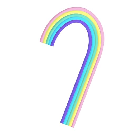 Buntes Regenbogenkuchen Dekorative Kucheneinsatz Elegante Kuchendekoration Für Geburtstag Hochzeitsfeierzubehör Buntes Regenbogenkuchen Dekorative Kucheneinsatz Elegante Kuchendekoration Für Geburtstag Hochzeitsfeierzubehör von WOURRD