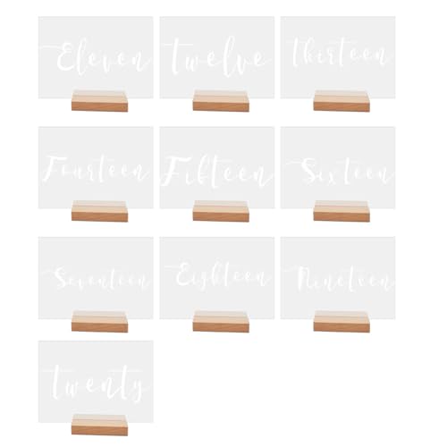 Clear Acryl Tischnummer Schild Mit Number Markzeichen Für Home Restaurant Tischdekoration Geschenk Clear Acryl Tischnummer Schild Mit Number Markzeichen Für Home Restaurant Tischdekoration Geschenk von WOURRD