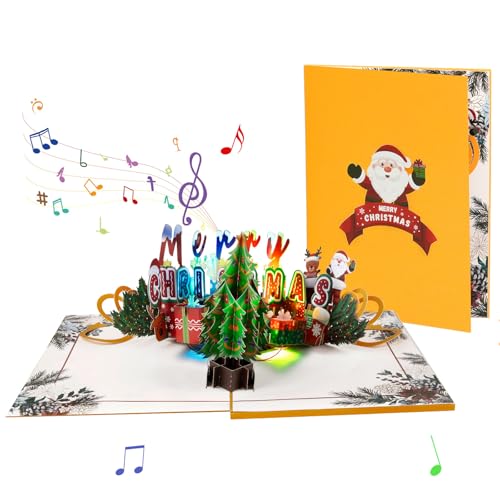 WOURRD 3D Weihnachtsbaumgrußkarte Mit Und Leichter Faltbar WOURRD 3D Weihnachtsbaumgrußkarte Mit Und Leichter Faltbar von WOURRD