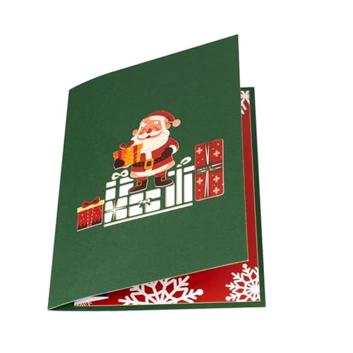 WOURRD Elegante 3D Weihnachtsgrüßkarten Erfreut Wünsche Mit 3D Popup Weihnachtskartenumschlägen Für Geschenk Geben von WOURRD