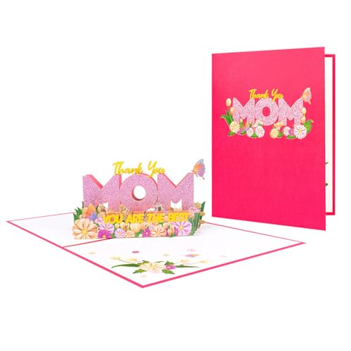 WOURRD Tragbare Und Exquisite Blumenkarte Handgefertigte 3D Kartenmom Mom Lettering Card Muttertagspapier Grußkarte WOURRD Tragbare Und Exquisite Blumenkarte Handgefertigte 3D Kartenmom Mom Lettering Card Muttertagspapier Grußkarte von WOURRD