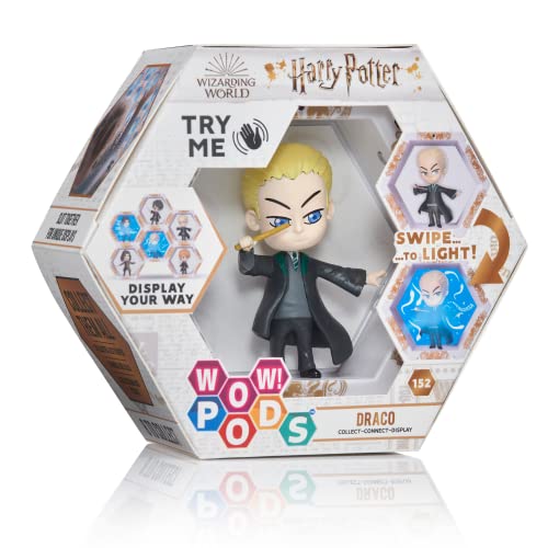 WOW! PODS Harry Potter Wizarding World beleuchtete Wackelkopf-Figur Serie 2 | Offizielles Sammlerstück Spielzeug - Draco Malfoy mit Mystery Light Reveal | Sammeln Sie Verbinden und Ausstellen WOW! PODS Harry Potter Wizarding World beleuchtete Wackelkopf-Figur Serie 2 | Offizielles Sammlerstück Spielzeug - Draco Malfoy mit Mystery Light Reveal | Sammeln Sie Verbinden und Ausstellen von WOW! PODS