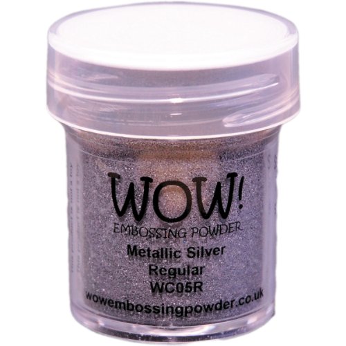WOW! Embossing-Puder, 15 ml, silberfarben von WOW!