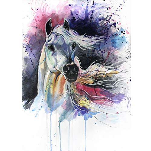 5D Diamond Painting Diamant Malerei Painting Bilder, Wowdecor Bunt Abstrakt Pferd Tiere Full Set Groß DIY Diamant Gemälde Malen Nach Zahlen 5D Diamond Painting Diamant Malerei Painting Bilder, Wowdecor Bunt Abstrakt Pferd Tiere Full Set Groß DIY Diamant Gemälde Malen Nach Zahlen von WOWDECOR