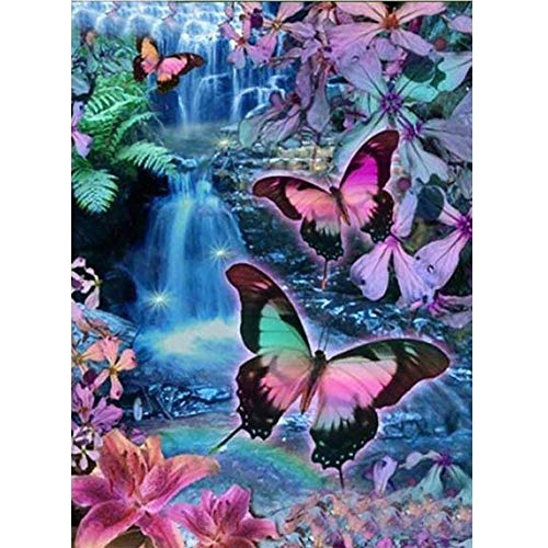 5D Diamond Painting Diamant Malerei Painting Bilder, Wowdecor Bunt Schmetterling Blumen Wasserfall Tiere Full Set Groß DIY Diamant Gemälde Malen Nach Zahlen 5D Diamond Painting Diamant Malerei Painting Bilder, Wowdecor Bunt Schmetterling Blumen Wasserfall Tiere Full Set Groß DIY Diamant Gemälde Malen Nach Zahlen von WOWDECOR