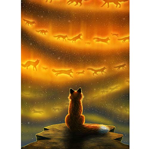 5D Diamond Painting Diamant Malerei Painting Bilder, Wowdecor Rot Fuchs Tiere Licht Glühen Full Set Groß DIY Diamant Gemälde Malen Nach Zahlen 5D Diamond Painting Diamant Malerei Painting Bilder, Wowdecor Rot Fuchs Tiere Licht Glühen Full Set Groß DIY Diamant Gemälde Malen Nach Zahlen von WOWDECOR