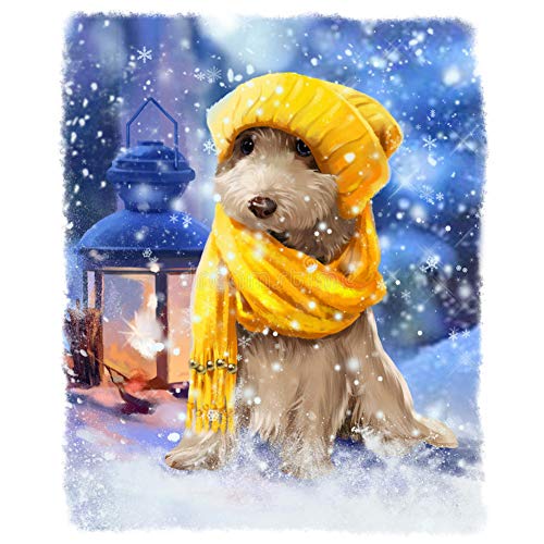 5D Diamond Painting Diamant Malerei Painting Bilder, Wowdecor Schön Hund Öllampe Winter Schnee Full Set Groß DIY Diamant Gemälde Malen Nach Zahlen 5D Diamond Painting Diamant Malerei Painting Bilder, Wowdecor Schön Hund Öllampe Winter Schnee Full Set Groß DIY Diamant Gemälde Malen Nach Zahlen von WOWDECOR