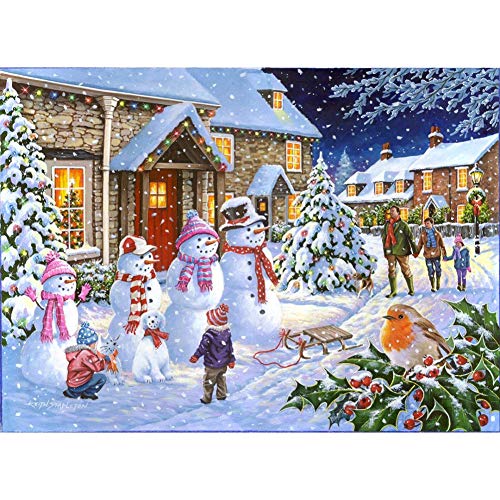 5D Diamond Painting Diamant Malerei Painting Bilder, Wowdecor Weihnachten Baum Schneemann Winter Schnee Landschaft Full Set Groß DIY Diamant Gemälde Malen Nach Zahlen 5D Diamond Painting Diamant Malerei Painting Bilder, Wowdecor Weihnachten Baum Schneemann Winter Schnee Landschaft Full Set Groß DIY Diamant Gemälde Malen Nach Zahlen von WOWDECOR
