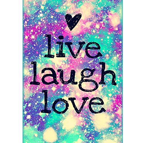 5D Diamond Painting Diamant Malerei Painting Bilder, Wowdecor Zitate Worte Leben Lachen Liebe Full Set Groß DIY Diamant Gemälde Malen Nach Zahlen 5D Diamond Painting Diamant Malerei Painting Bilder, Wowdecor Zitate Worte Leben Lachen Liebe Full Set Groß DIY Diamant Gemälde Malen Nach Zahlen von WOWDECOR